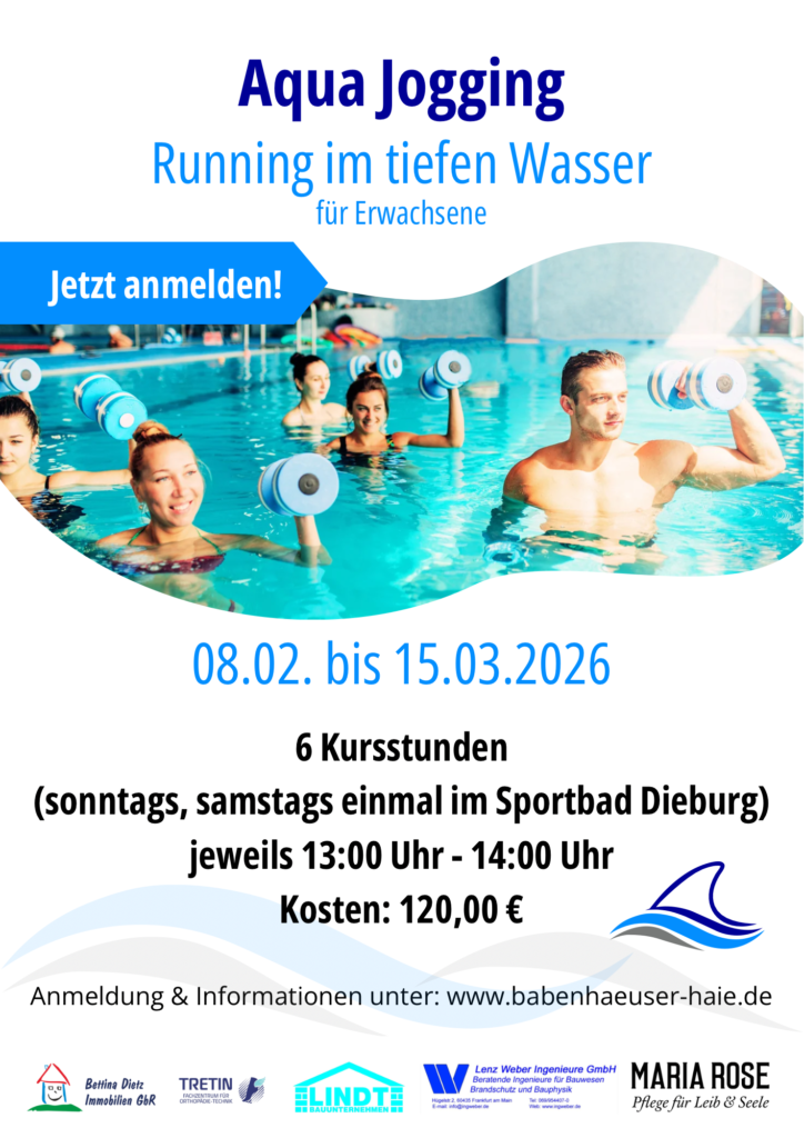 Neuer Aqua Jogging Kurs ab Februar 2026