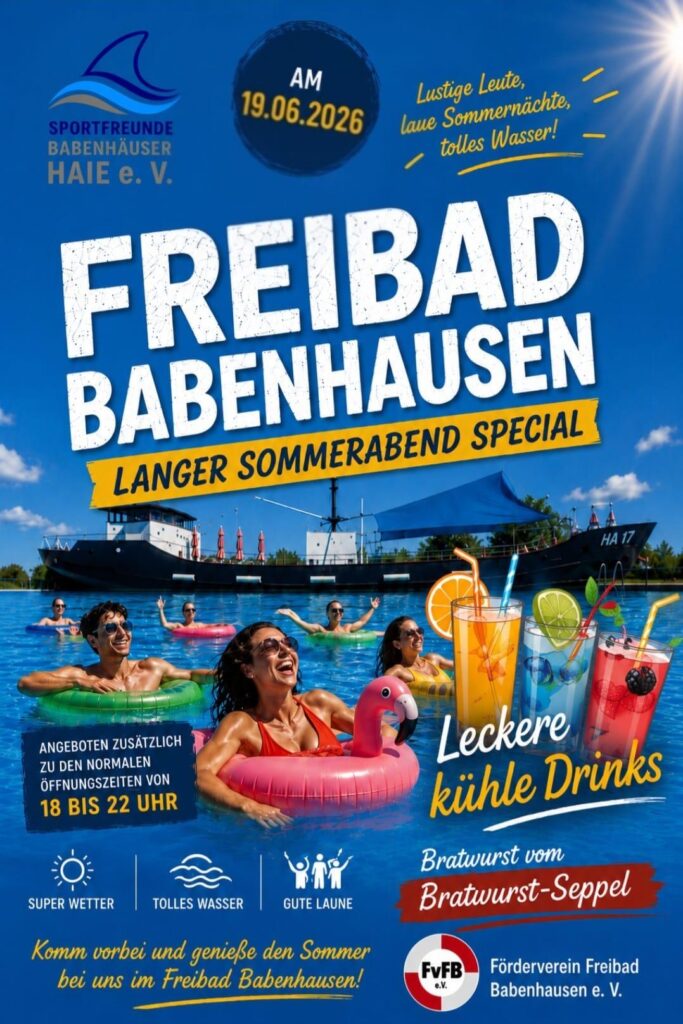Kooperation mit dem Förderverein Freibad